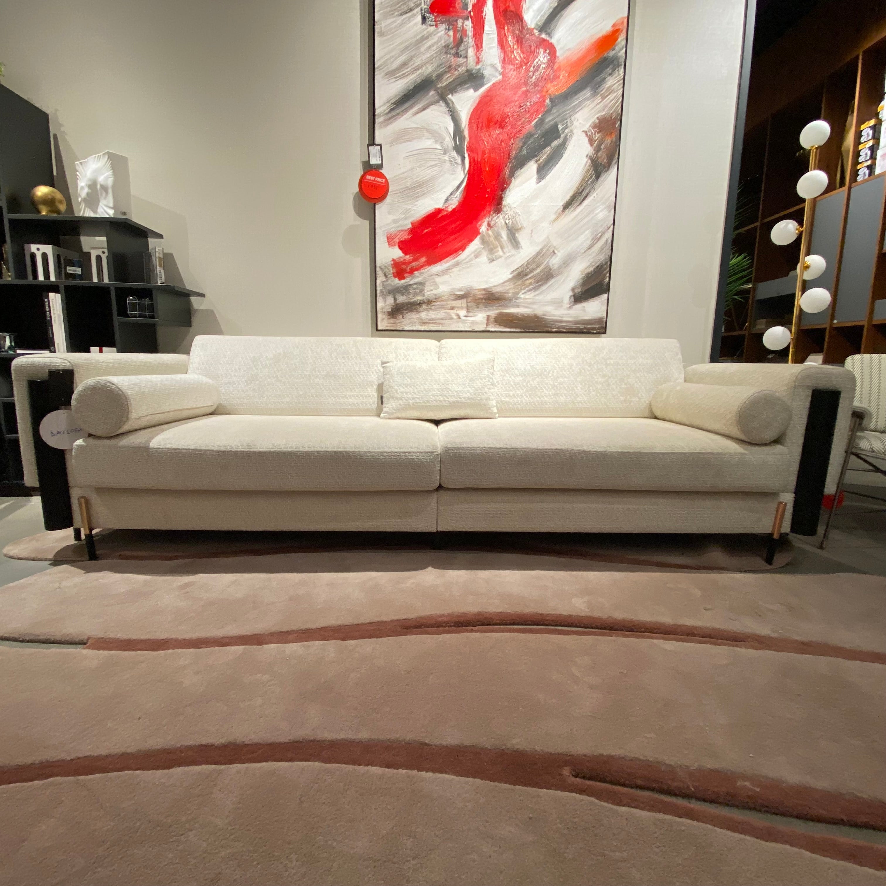 Display item - Dali 4 Seater Sofa Dali-005Nakheel -  DISPLAY ITEM - ebarza Furniture UAE | Shop Modern Furniture in Abu Dhabi & Dubai - مفروشات ايبازرا في الامارات | تسوق اثاث عصري وديكورات مميزة في دبي وابوظبي