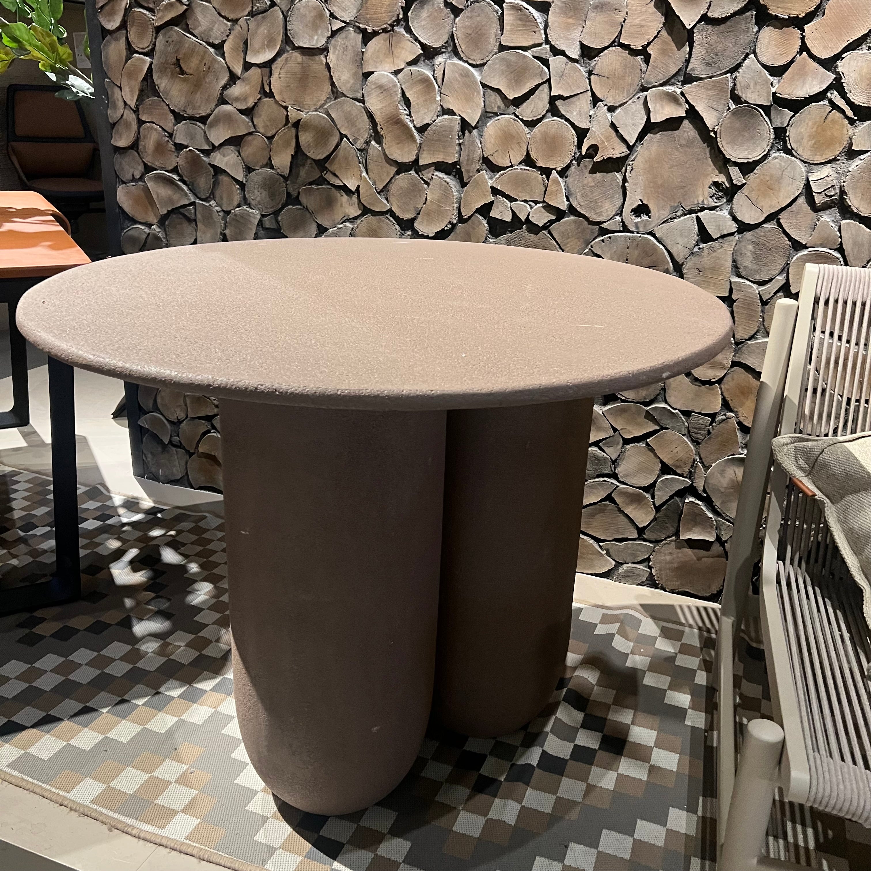 Display Item - Outdoor/Indoor Coffee Brown Dining Table XK-0007-Coffee Brown Nakheel -  DISPLAY ITEM - ebarza Furniture UAE | Shop Modern Furniture in Abu Dhabi & Dubai - مفروشات ايبازرا في الامارات | تسوق اثاث عصري وديكورات مميزة في دبي وابوظبي