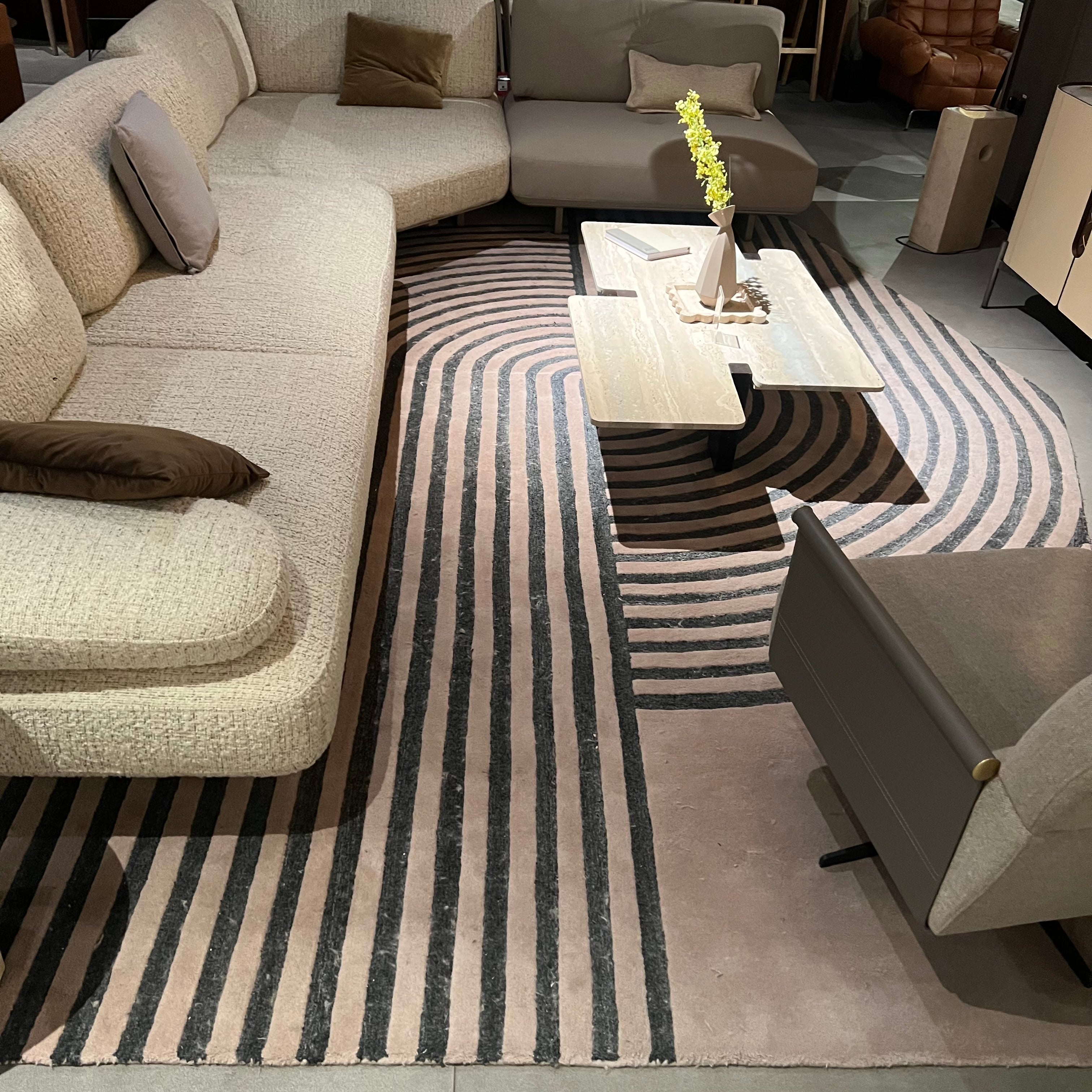 Display Item - 450X300 Cm WOOL BEIGE AND BROWN Rug JH-22731 Nakheel -  DISPLAY ITEM - ebarza Furniture UAE | Shop Modern Furniture in Abu Dhabi & Dubai - مفروشات ايبازرا في الامارات | تسوق اثاث عصري وديكورات مميزة في دبي وابوظبي