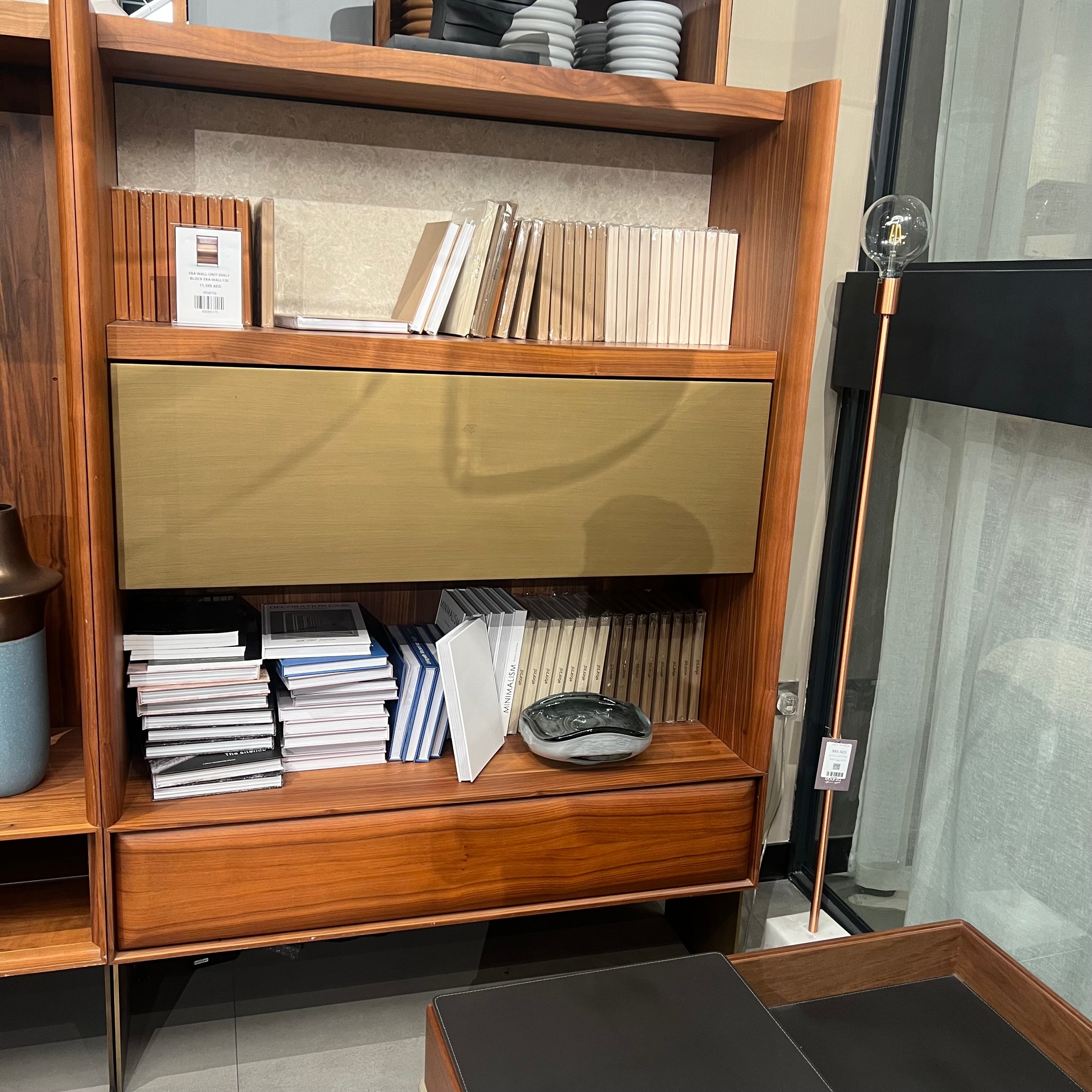 Display Item - Era Wall Unit Shelf Block Era-Wall120 Nakheel -  TV Units - ebarza Furniture UAE | Shop Modern Furniture in Abu Dhabi & Dubai - مفروشات ايبازرا في الامارات | تسوق اثاث عصري وديكورات مميزة في دبي وابوظبي