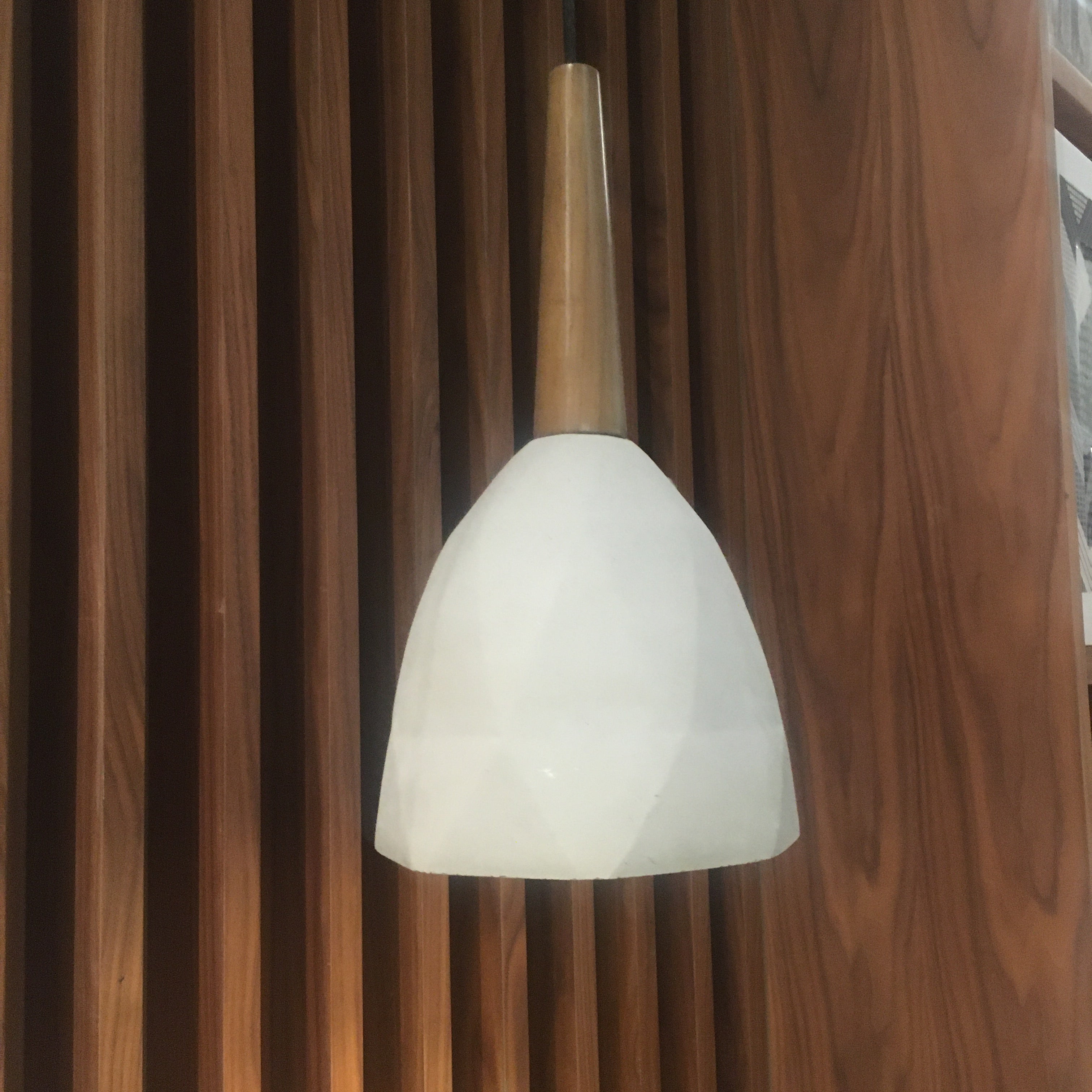 Display Item - Convex Concrete And Wood  Lamp Large Bpmt11-W-XlNakheel -  DISPLAY ITEM - ebarza Furniture UAE | Shop Modern Furniture in Abu Dhabi & Dubai - مفروشات ايبازرا في الامارات | تسوق اثاث عصري وديكورات مميزة في دبي وابوظبي