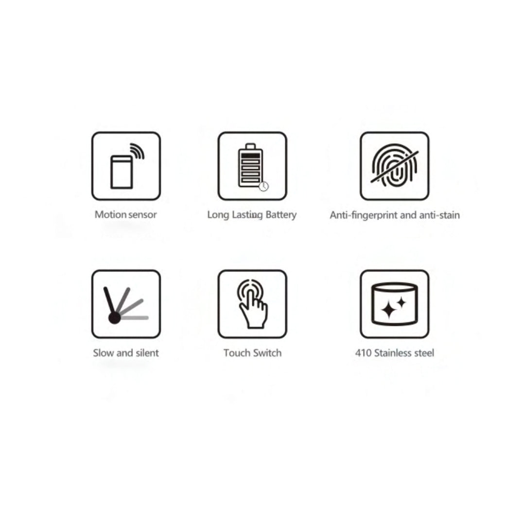 Sensor Red Copper Bin JH-8822-CPR -  Bathroom Accessories - ebarza Furniture UAE | Shop Modern Furniture in Abu Dhabi & Dubai - مفروشات ايبازرا في الامارات | تسوق اثاث عصري وديكورات مميزة في دبي وابوظبي