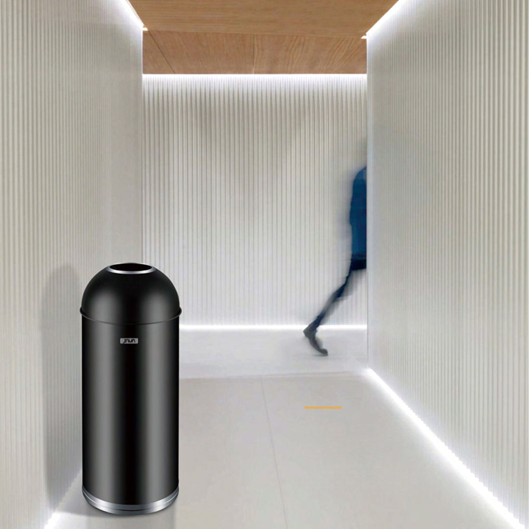 Bin For Lobbies JH-8876-BLK -  Bathroom Accessories - ebarza Furniture UAE | Shop Modern Furniture in Abu Dhabi & Dubai - مفروشات ايبازرا في الامارات | تسوق اثاث عصري وديكورات مميزة في دبي وابوظبي