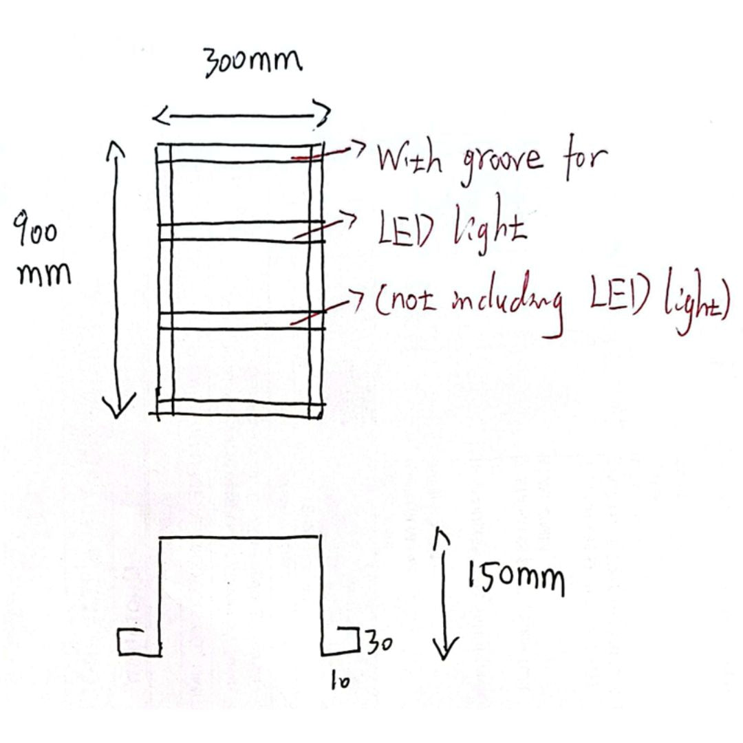 Stainless Steel Niche LED Profile - Black - JYF0501 -  wall-panels-profiles - ebarza Furniture UAE | Shop Modern Furniture in Abu Dhabi & Dubai - مفروشات ايبازرا في الامارات | تسوق اثاث عصري وديكورات مميزة في دبي وابوظبي