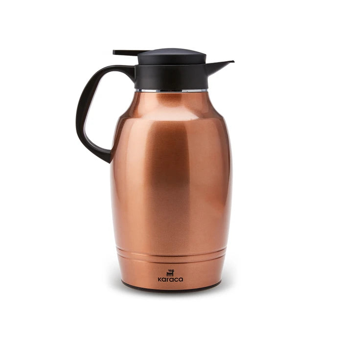Karaca Essentiel Rosegold Steel Thermos 2300 ml 153.03.06.7734 -  Drinkware - ebarza Furniture UAE | Shop Modern Furniture in Abu Dhabi & Dubai - مفروشات ايبازرا في الامارات | تسوق اثاث عصري وديكورات مميزة في دبي وابوظبي
