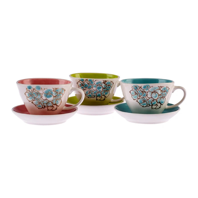 Karaca Giselle New Bone 26 Piece Breakfast/Serving Set for 6 People 153.03.08.4911 -  Dinnerware Sets - ebarza Furniture UAE | Shop Modern Furniture in Abu Dhabi & Dubai - مفروشات ايبازرا في الامارات | تسوق اثاث عصري وديكورات مميزة في دبي وابوظبي