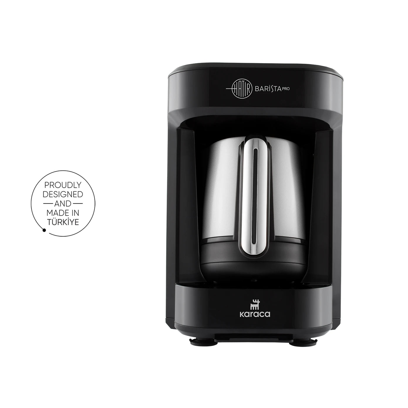 Karaca Hatır Barista Pro Talking Cappuccino and Turkish Coffee Machine Rosegold  153.03.06.8403 -  Kitchen Appliances - ebarza Furniture UAE | Shop Modern Furniture in Abu Dhabi & Dubai - مفروشات ايبازرا في الامارات | تسوق اثاث عصري وديكورات مميزة في دبي وابوظبي