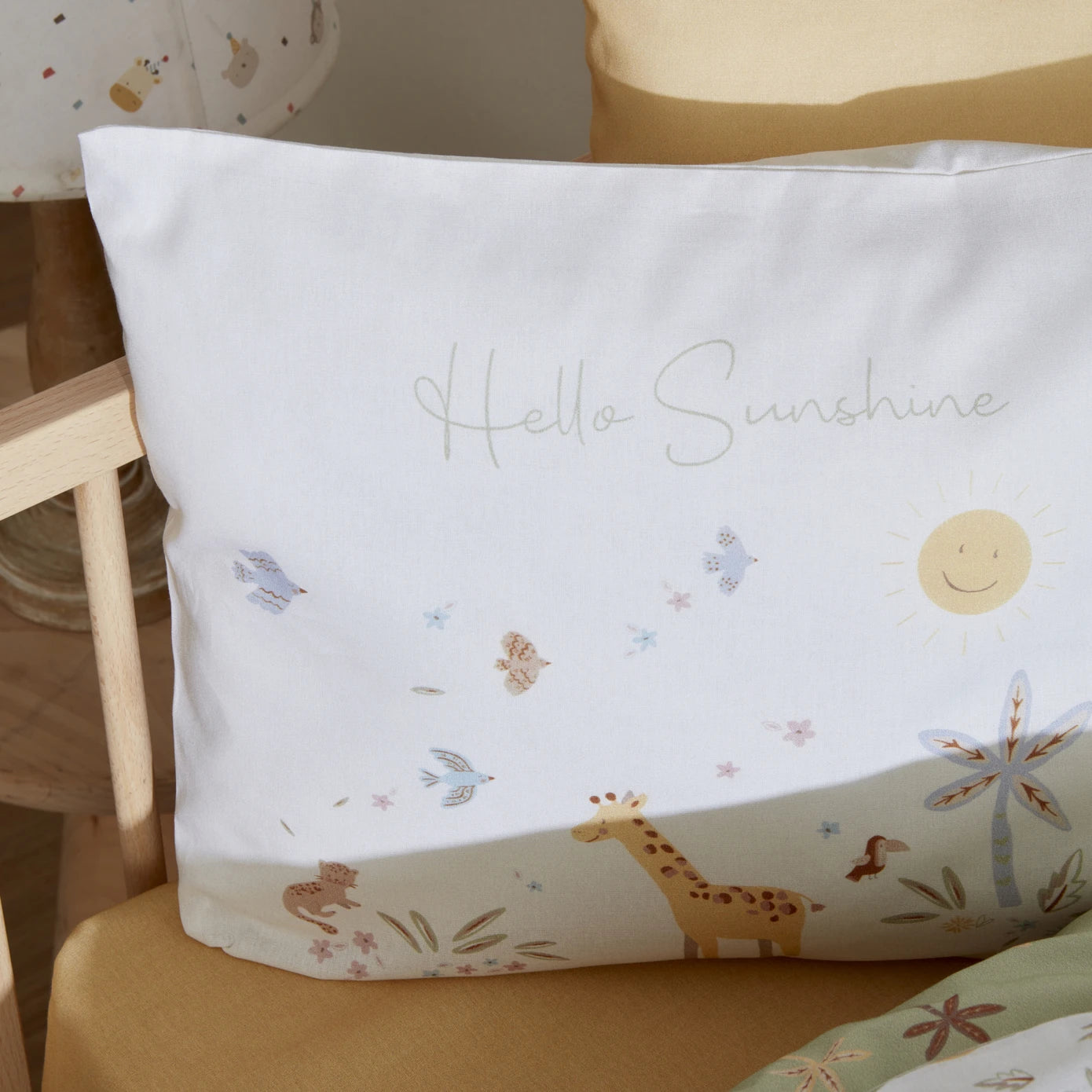 Karaca Home Baby Sunshine Duvet Cover Set 200.22.11.0215 -  Bedding - ebarza Furniture UAE | Shop Modern Furniture in Abu Dhabi & Dubai - مفروشات ايبازرا في الامارات | تسوق اثاث عصري وديكورات مميزة في دبي وابوظبي