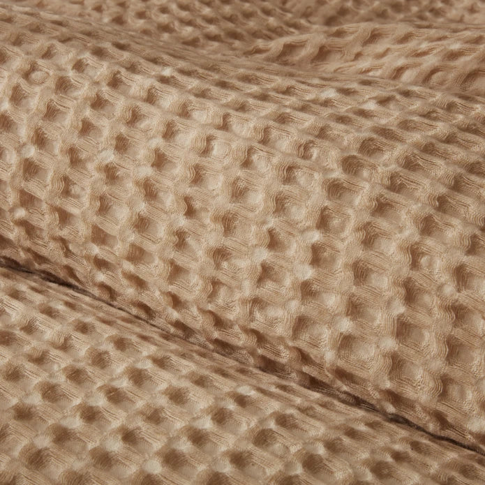 Karaca Home Casey Double Waffle Blanket 200x230 cm Beige 200.22.01.0087 -  Blankets - ebarza Furniture UAE | Shop Modern Furniture in Abu Dhabi & Dubai - مفروشات ايبازرا في الامارات | تسوق اثاث عصري وديكورات مميزة في دبي وابوظبي