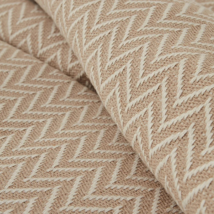 Karaca Home Fancy Double Bedspread Beige 200.22.14.0082 -  Blankets - ebarza Furniture UAE | Shop Modern Furniture in Abu Dhabi & Dubai - مفروشات ايبازرا في الامارات | تسوق اثاث عصري وديكورات مميزة في دبي وابوظبي