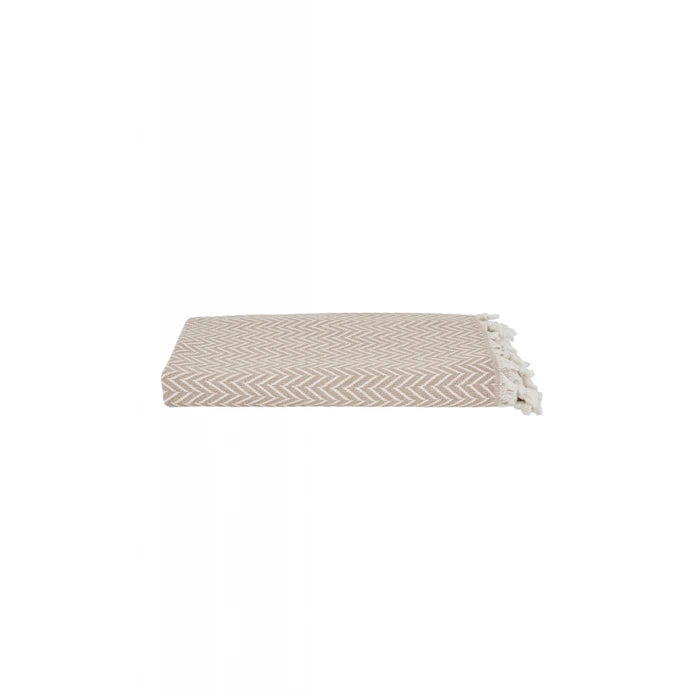 Karaca Home Fancy Double Bedspread Beige 200.22.14.0082 -  Blankets - ebarza Furniture UAE | Shop Modern Furniture in Abu Dhabi & Dubai - مفروشات ايبازرا في الامارات | تسوق اثاث عصري وديكورات مميزة في دبي وابوظبي