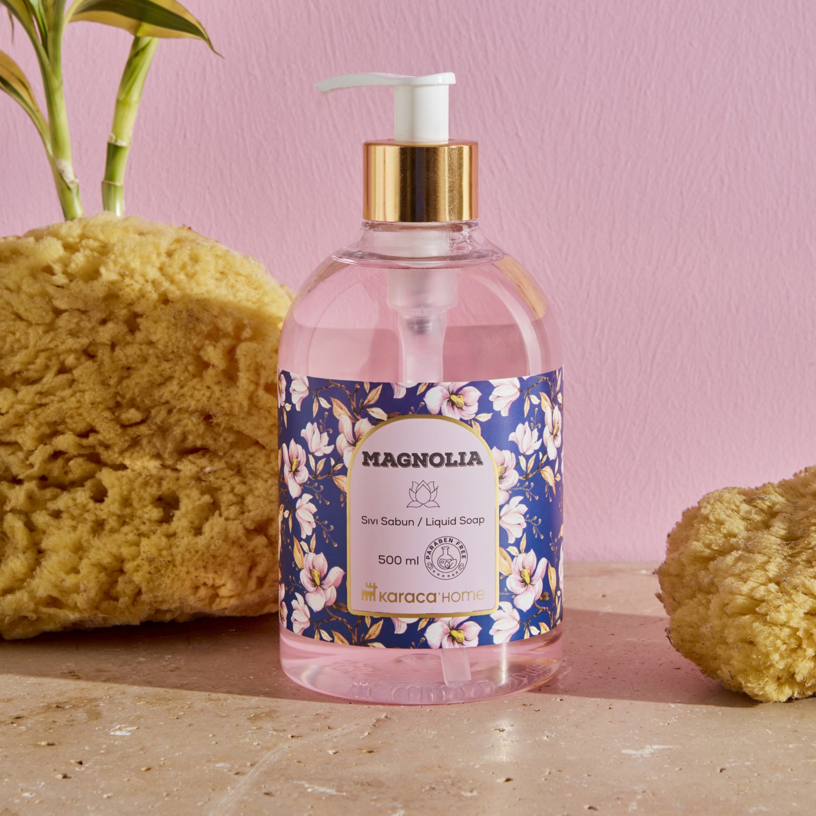 Karaca Home Magnolia Liquid Soap 500 Ml 300.22.02.0937 -  Liquid Soap - ebarza Furniture UAE | Shop Modern Furniture in Abu Dhabi & Dubai - مفروشات ايبازرا في الامارات | تسوق اثاث عصري وديكورات مميزة في دبي وابوظبي