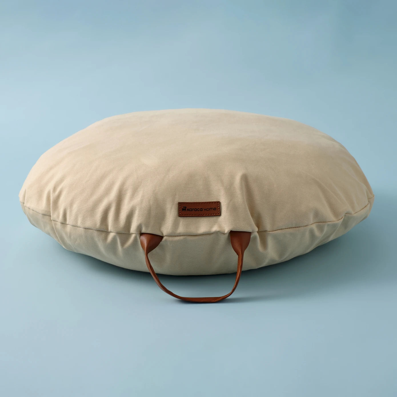 Karaca Home Marley Beige Round Cushion 200.22.11.0136 -  Cushions - ebarza Furniture UAE | Shop Modern Furniture in Abu Dhabi & Dubai - مفروشات ايبازرا في الامارات | تسوق اثاث عصري وديكورات مميزة في دبي وابوظبي