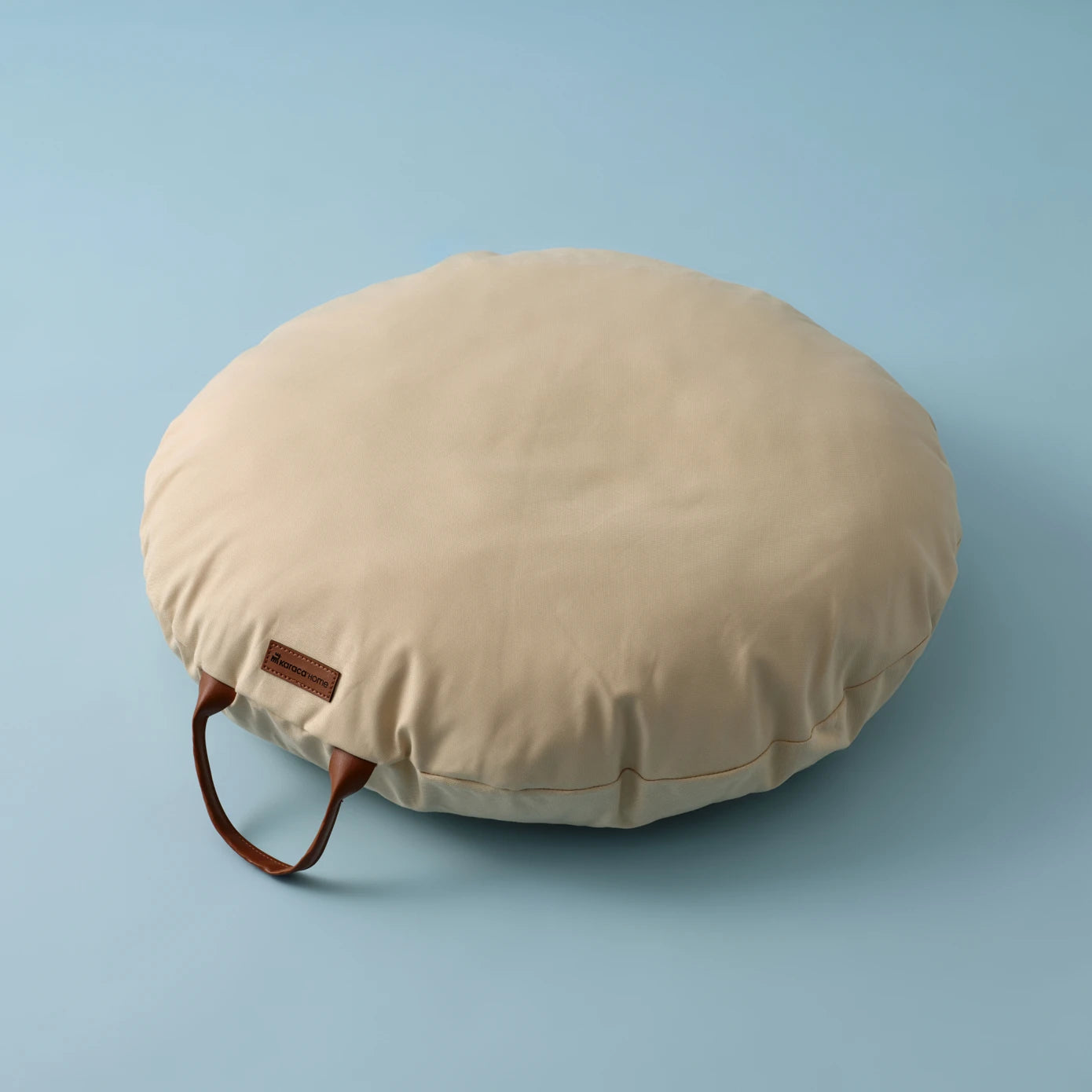 Karaca Home Marley Beige Round Cushion 200.22.11.0136 -  Cushions - ebarza Furniture UAE | Shop Modern Furniture in Abu Dhabi & Dubai - مفروشات ايبازرا في الامارات | تسوق اثاث عصري وديكورات مميزة في دبي وابوظبي