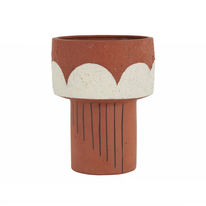 Karaca Home Simple Vase 19.5 cm 300.22.02.0505 -  Vases - ebarza Furniture UAE | Shop Modern Furniture in Abu Dhabi & Dubai - مفروشات ايبازرا في الامارات | تسوق اثاث عصري وديكورات مميزة في دبي وابوظبي