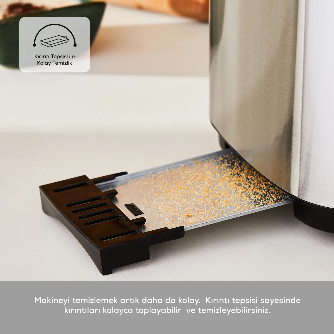 Karaca Inox Toaster 2303 153.09.01.0590 -  Kitchen Appliances - ebarza Furniture UAE | Shop Modern Furniture in Abu Dhabi & Dubai - مفروشات ايبازرا في الامارات | تسوق اثاث عصري وديكورات مميزة في دبي وابوظبي