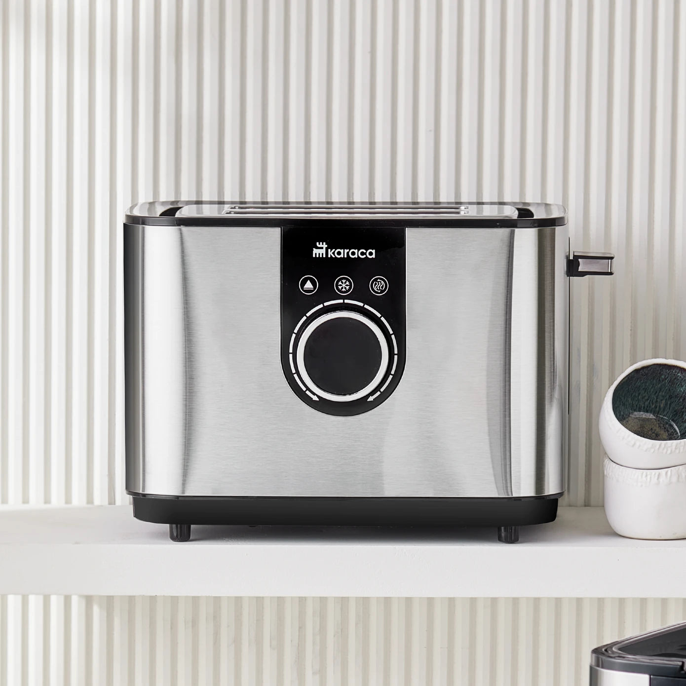 Karaca Inox Toaster 2303 153.09.01.0590 -  Kitchen Appliances - ebarza Furniture UAE | Shop Modern Furniture in Abu Dhabi & Dubai - مفروشات ايبازرا في الامارات | تسوق اثاث عصري وديكورات مميزة في دبي وابوظبي