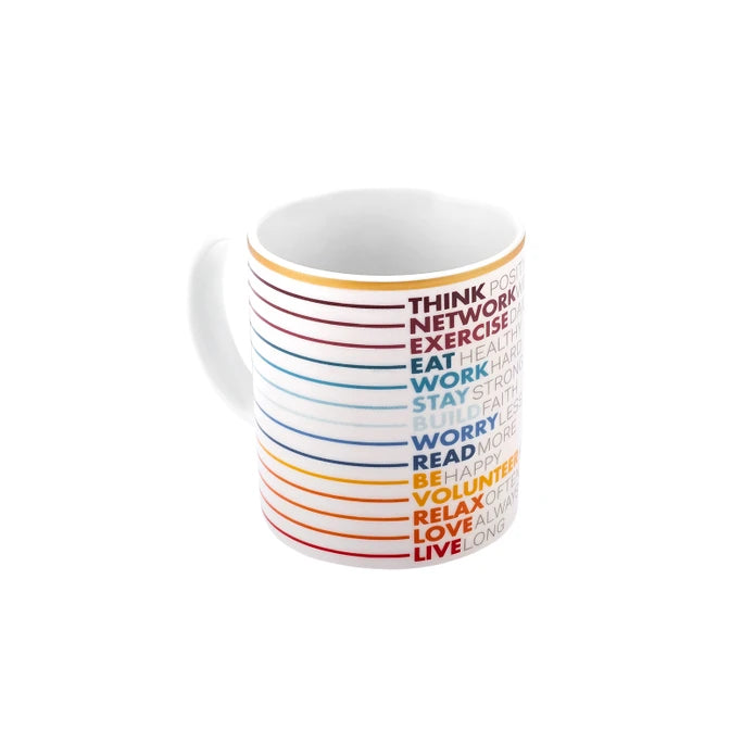 Karaca Motto Lines Mug 360 ml 153.03.05.0167 -  Mugs - ebarza Furniture UAE | Shop Modern Furniture in Abu Dhabi & Dubai - مفروشات ايبازرا في الامارات | تسوق اثاث عصري وديكورات مميزة في دبي وابوظبي
