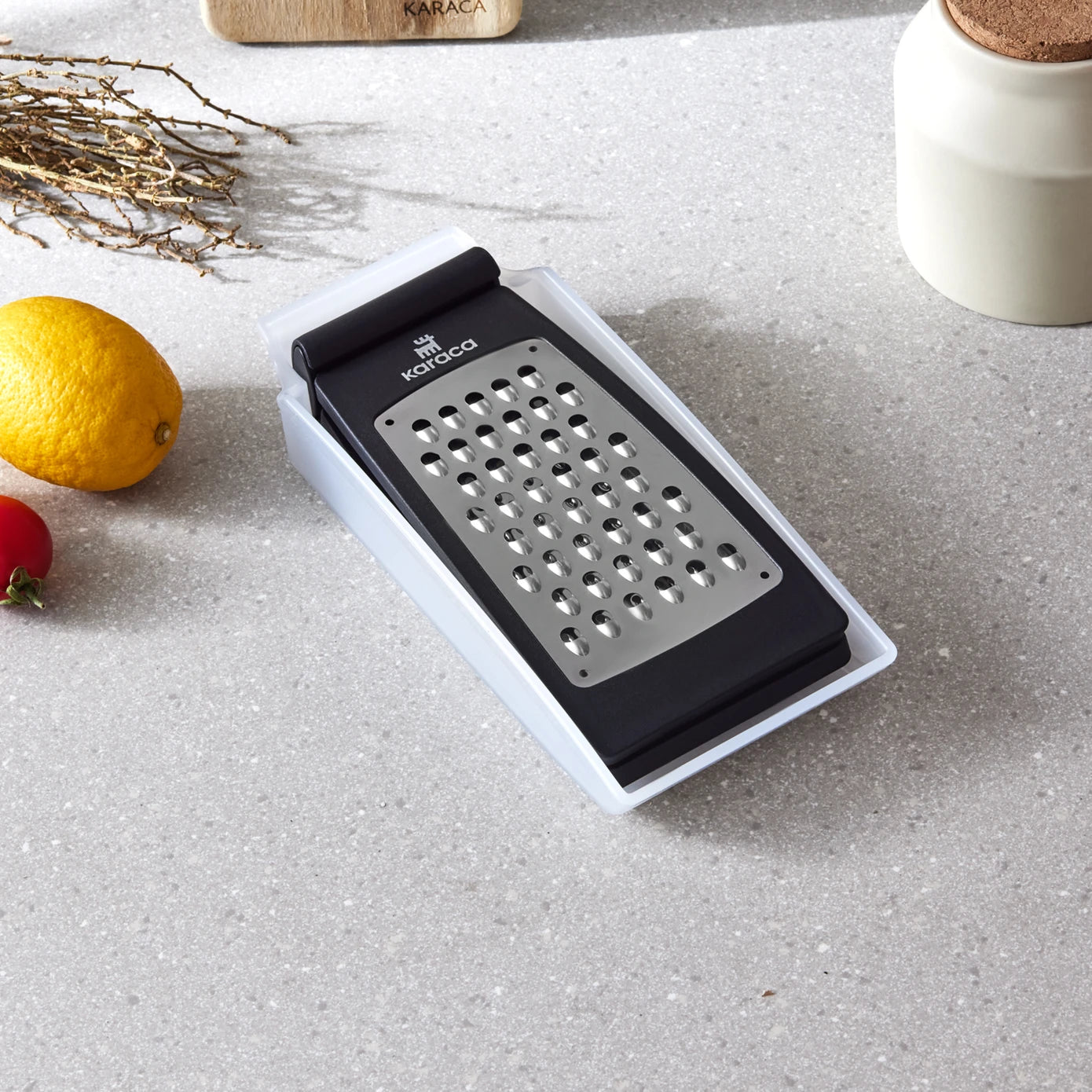 Karaca Nancy Double Sided Foldable Grater 153.03.08.2894 -  Cookware Sets - ebarza Furniture UAE | Shop Modern Furniture in Abu Dhabi & Dubai - مفروشات ايبازرا في الامارات | تسوق اثاث عصري وديكورات مميزة في دبي وابوظبي