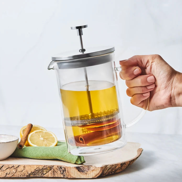Karaca Pia Metallic French Press 800 ml 153.03.08.2402 -  Kitchen Appliances - ebarza Furniture UAE | Shop Modern Furniture in Abu Dhabi & Dubai - مفروشات ايبازرا في الامارات | تسوق اثاث عصري وديكورات مميزة في دبي وابوظبي
