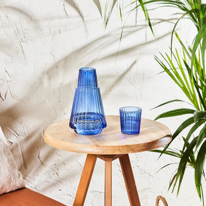 Karaca Pier Jug Blue 153.09.01.3179 -  Drinkware - ebarza Furniture UAE | Shop Modern Furniture in Abu Dhabi & Dubai - مفروشات ايبازرا في الامارات | تسوق اثاث عصري وديكورات مميزة في دبي وابوظبي