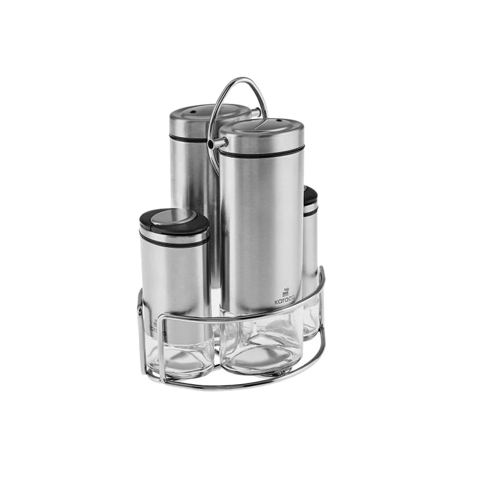 Karaca Walter Inox Salad Set 153.03.08.5012 -  Spice Sets - ebarza Furniture UAE | Shop Modern Furniture in Abu Dhabi & Dubai - مفروشات ايبازرا في الامارات | تسوق اثاث عصري وديكورات مميزة في دبي وابوظبي