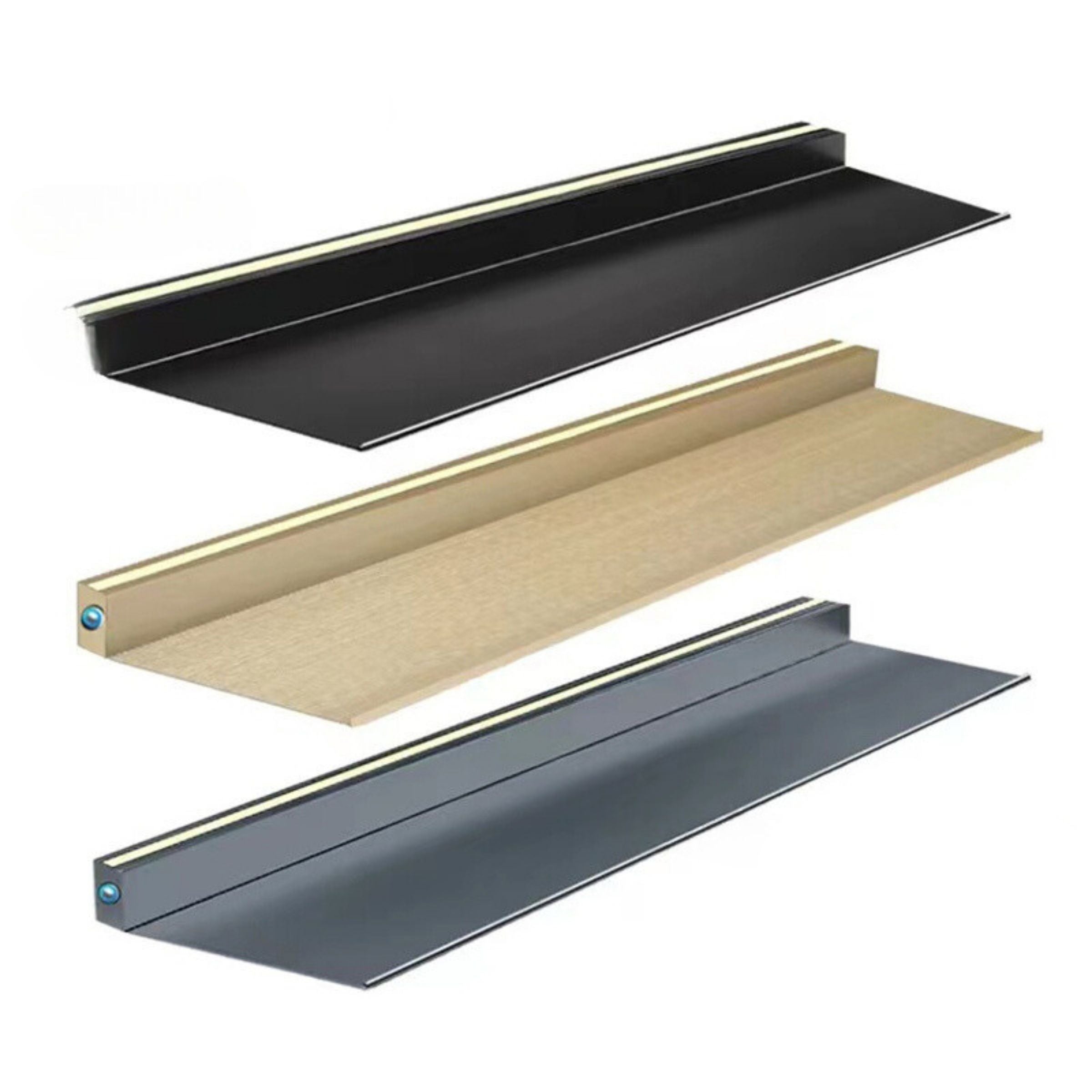LED Aluminum Panel Light CH4-LT048-80cm Matt Black With Plug-4000k -  Wall Lamps - ebarza Furniture UAE | Shop Modern Furniture in Abu Dhabi & Dubai - مفروشات ايبازرا في الامارات | تسوق اثاث عصري وديكورات مميزة في دبي وابوظبي