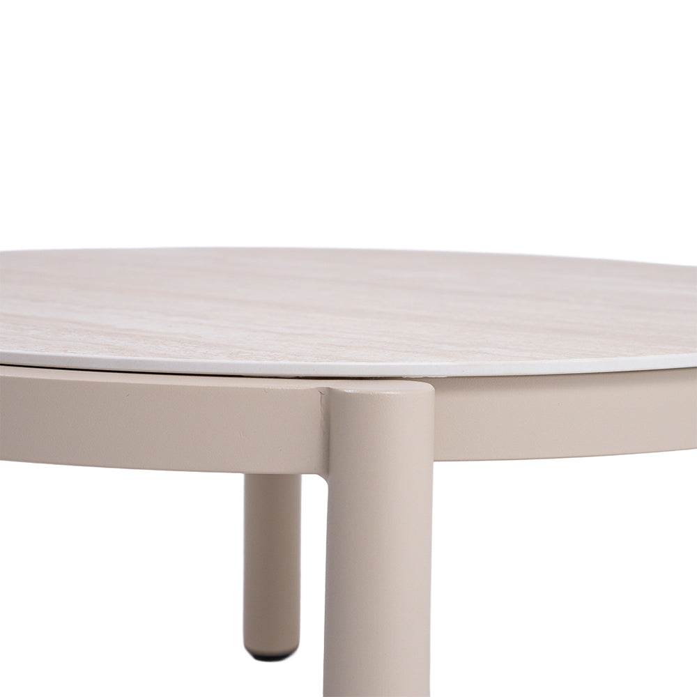 LILLE COFFEE TABLE WITH CERAMIC TOP (S) - AT2030N63CER(S) -  Outdoor Tables - ebarza Furniture UAE | Shop Modern Furniture in Abu Dhabi & Dubai - مفروشات ايبازرا في الامارات | تسوق اثاث عصري وديكورات مميزة في دبي وابوظبي