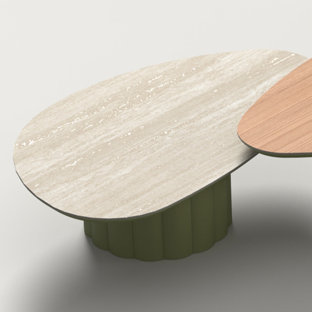 Pre-order 65 Days Delivery Lotus Outdoor Coffee Table KT8602H63CER-Ceramic -  Outdoor Tables - ebarza Furniture UAE | Shop Modern Furniture in Abu Dhabi & Dubai - مفروشات ايبازرا في الامارات | تسوق اثاث عصري وديكورات مميزة في دبي وابوظبي