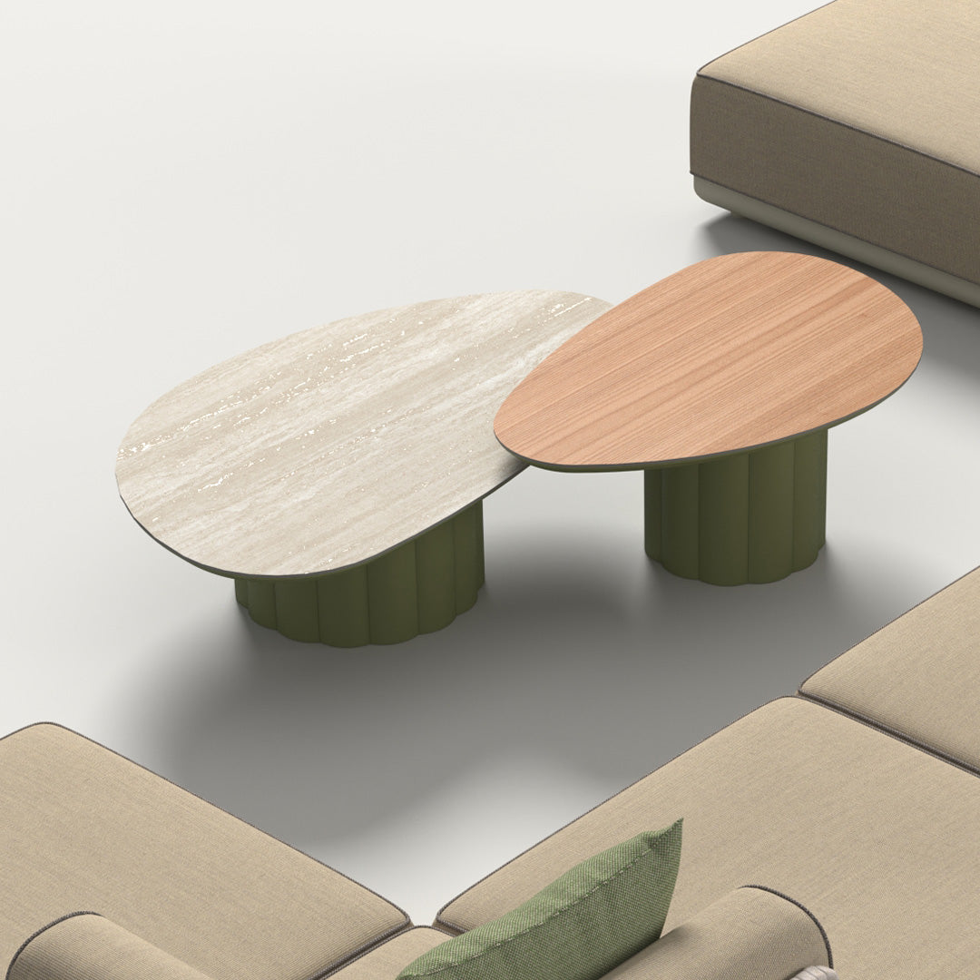 Lotus Outdoor Coffee Table KT8602H63HPL-High -  Outdoor Tables | طاولة قهوة لوتس خارجية - ebarza Furniture UAE | Shop Modern Furniture in Abu Dhabi & Dubai - مفروشات ايبازرا في الامارات | تسوق اثاث عصري وديكورات مميزة في دبي وابوظبي