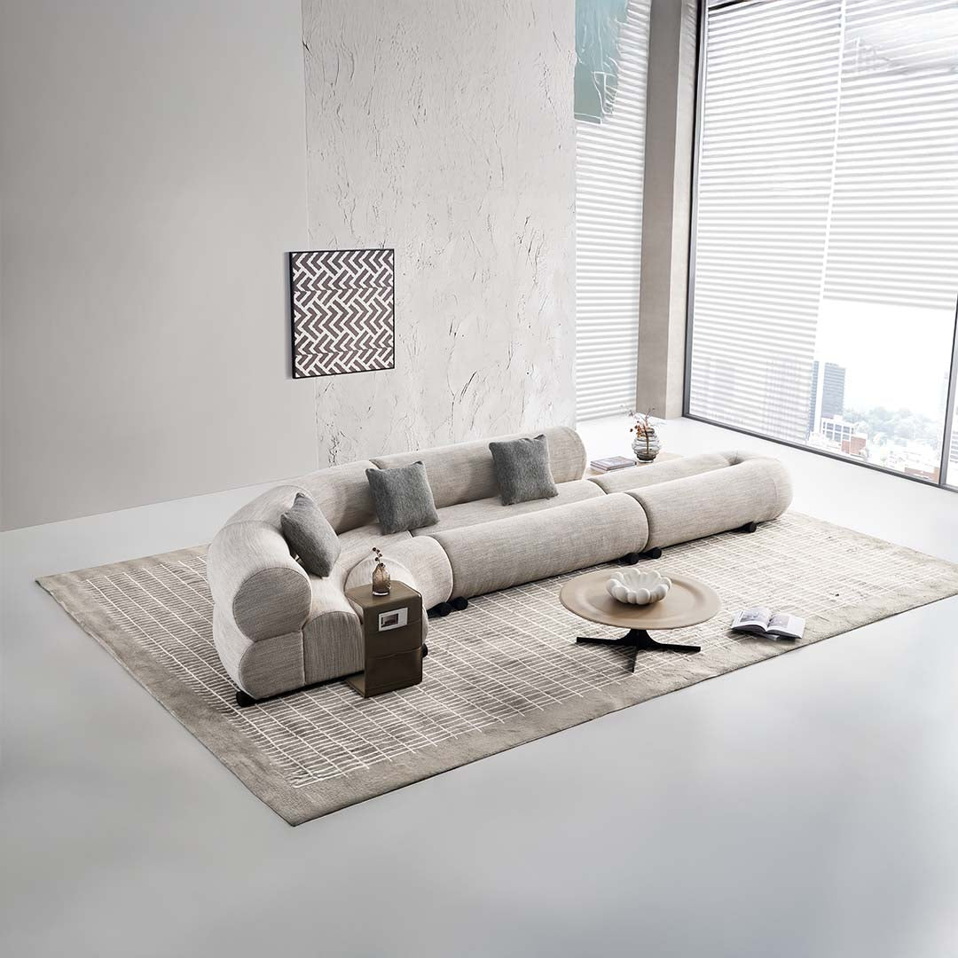 Laisi 90 Degree Corner Module With Long Back -  SF238-C -  Sofas - ebarza Furniture UAE | Shop Modern Furniture in Abu Dhabi & Dubai - مفروشات ايبازرا في الامارات | تسوق اثاث عصري وديكورات مميزة في دبي وابوظبي