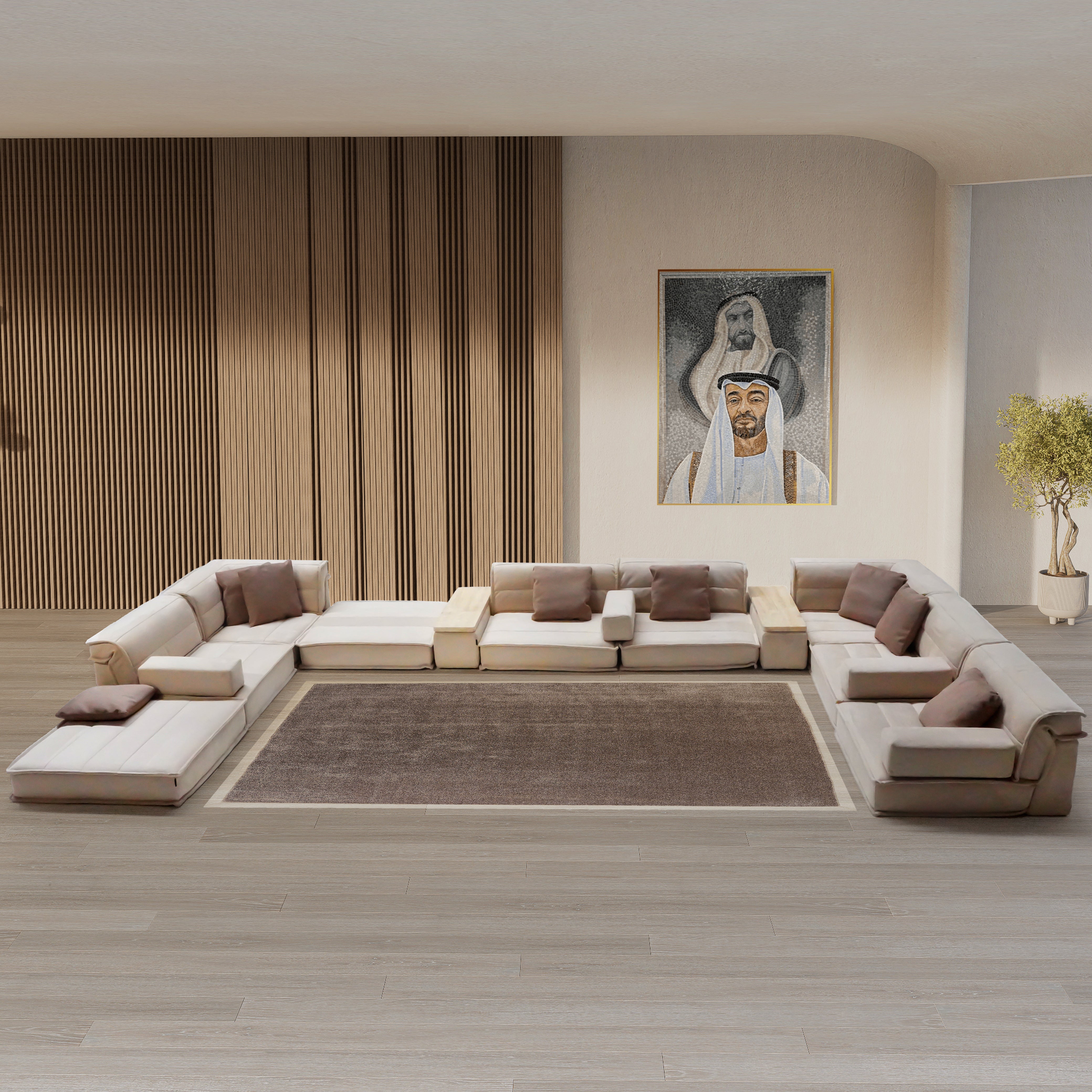 BAXTER Corner Unit SF081-O -  Sofas - ebarza Furniture UAE | Shop Modern Furniture in Abu Dhabi & Dubai - مفروشات ايبازرا في الامارات | تسوق اثاث عصري وديكورات مميزة في دبي وابوظبي