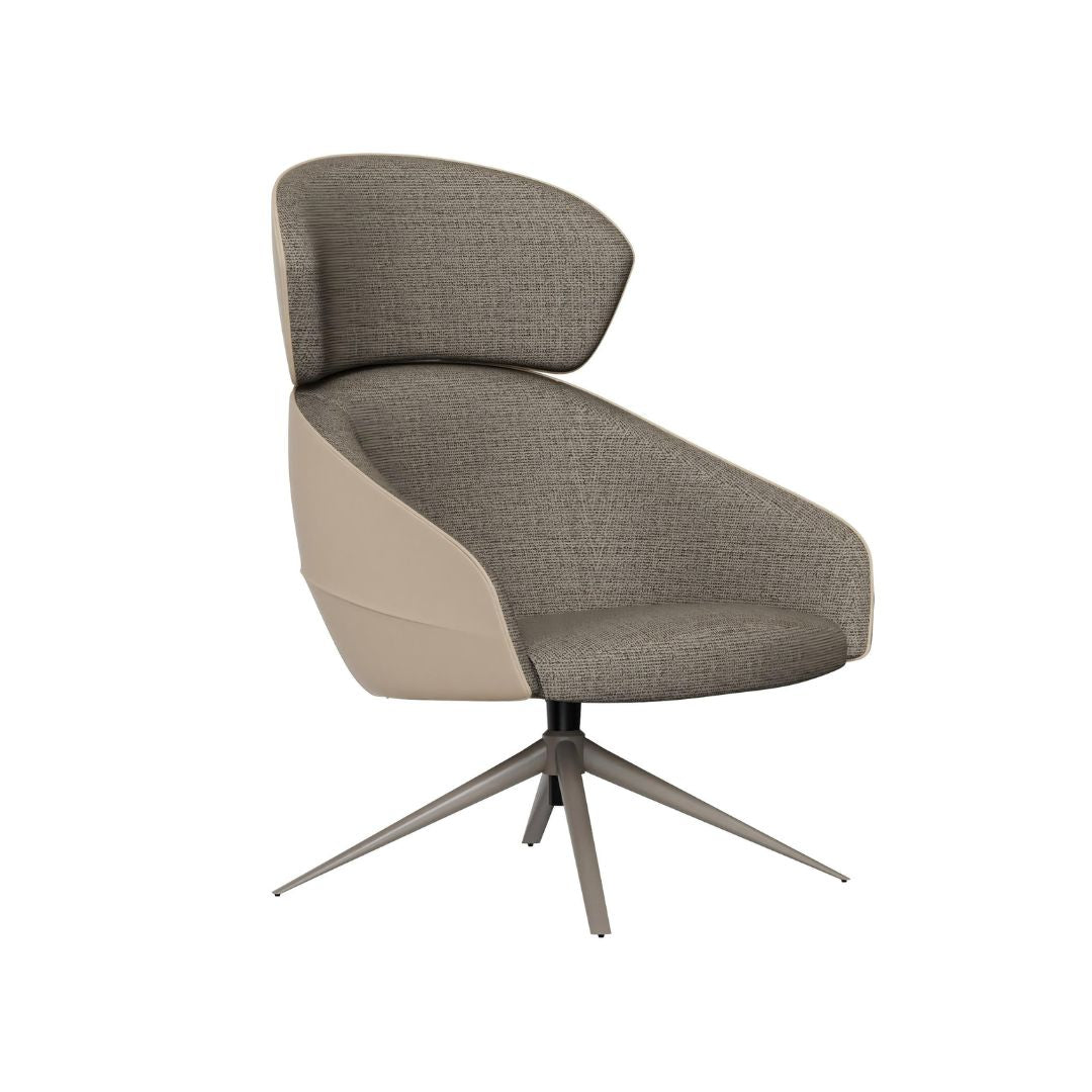 Pre-order 15 Days Delivery Leaf Lounge Chair Leaf-H4SM-2 -  Armchairs - ebarza Furniture UAE | Shop Modern Furniture in Abu Dhabi & Dubai - مفروشات ايبازرا في الامارات | تسوق اثاث عصري وديكورات مميزة في دبي وابوظبي