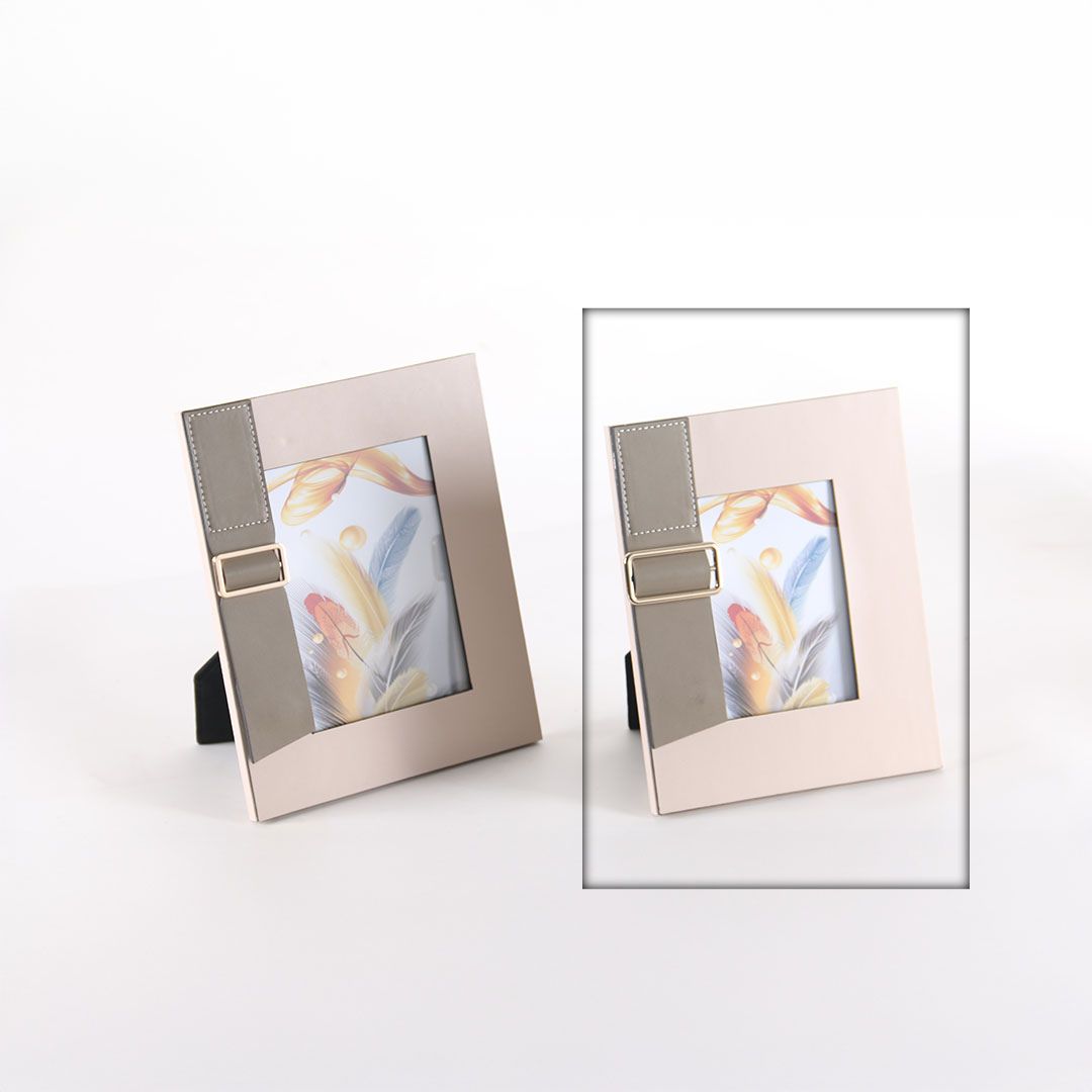 Leather Picture Frame-S - KM3003BS -  Home Decor Figurines - ebarza Furniture UAE | Shop Modern Furniture in Abu Dhabi & Dubai - مفروشات ايبازرا في الامارات | تسوق اثاث عصري وديكورات مميزة في دبي وابوظبي