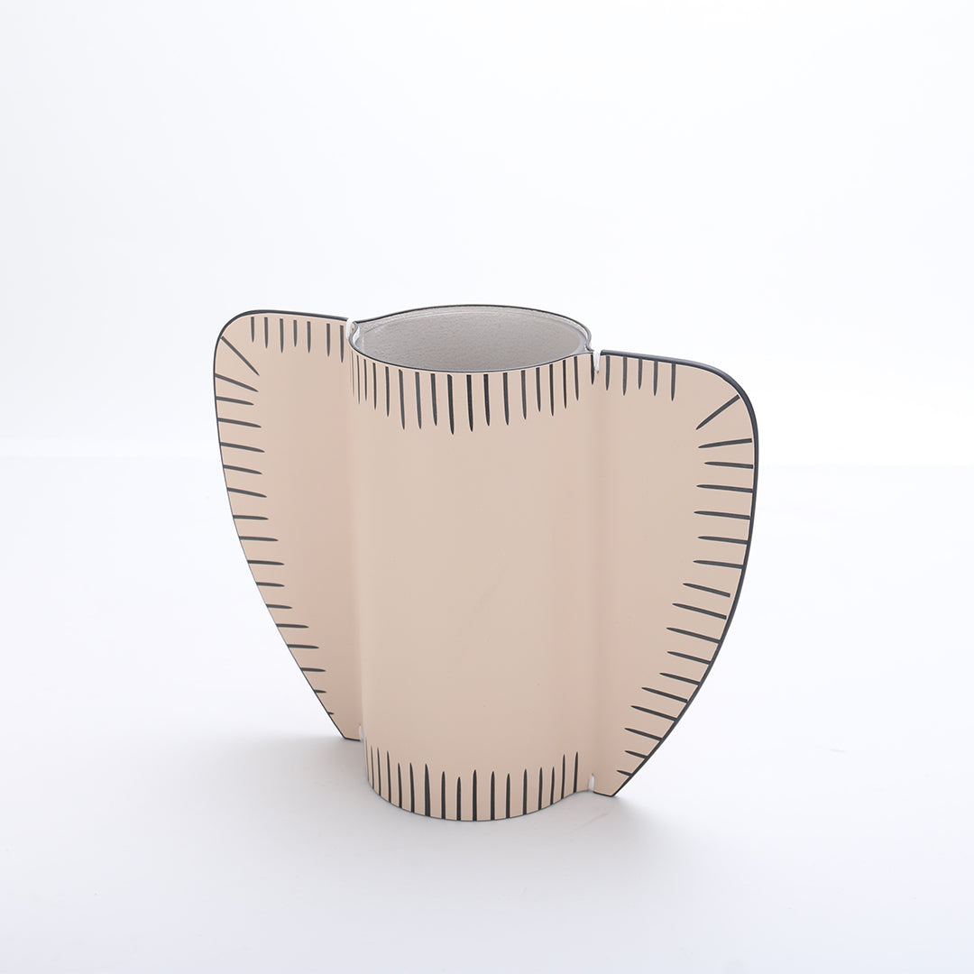 Leather Vase-Dry & Fresh-S KB3007CS -  Vases - ebarza Furniture UAE | Shop Modern Furniture in Abu Dhabi & Dubai - مفروشات ايبازرا في الامارات | تسوق اثاث عصري وديكورات مميزة في دبي وابوظبي