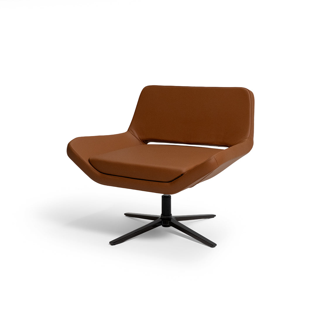 Lounge Chair - H-5146- Caramel
