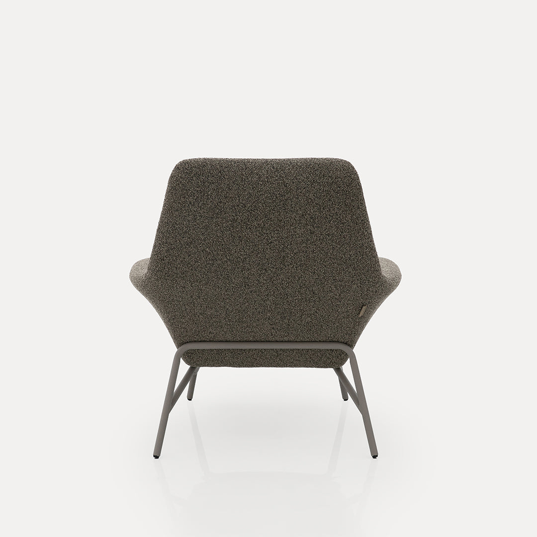 Pre-order 15 Days Delivery Lounge Chair -H-5180 - Grey -  Lounge Chairs - ebarza Furniture UAE | Shop Modern Furniture in Abu Dhabi & Dubai - مفروشات ايبازرا في الامارات | تسوق اثاث عصري وديكورات مميزة في دبي وابوظبي