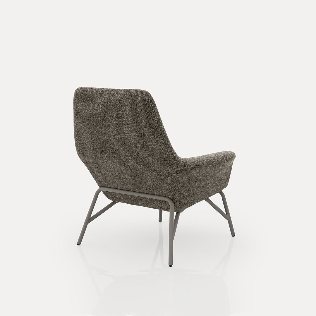 Pre-order 15 Days Delivery Lounge Chair -H-5180 - Grey -  Lounge Chairs - ebarza Furniture UAE | Shop Modern Furniture in Abu Dhabi & Dubai - مفروشات ايبازرا في الامارات | تسوق اثاث عصري وديكورات مميزة في دبي وابوظبي