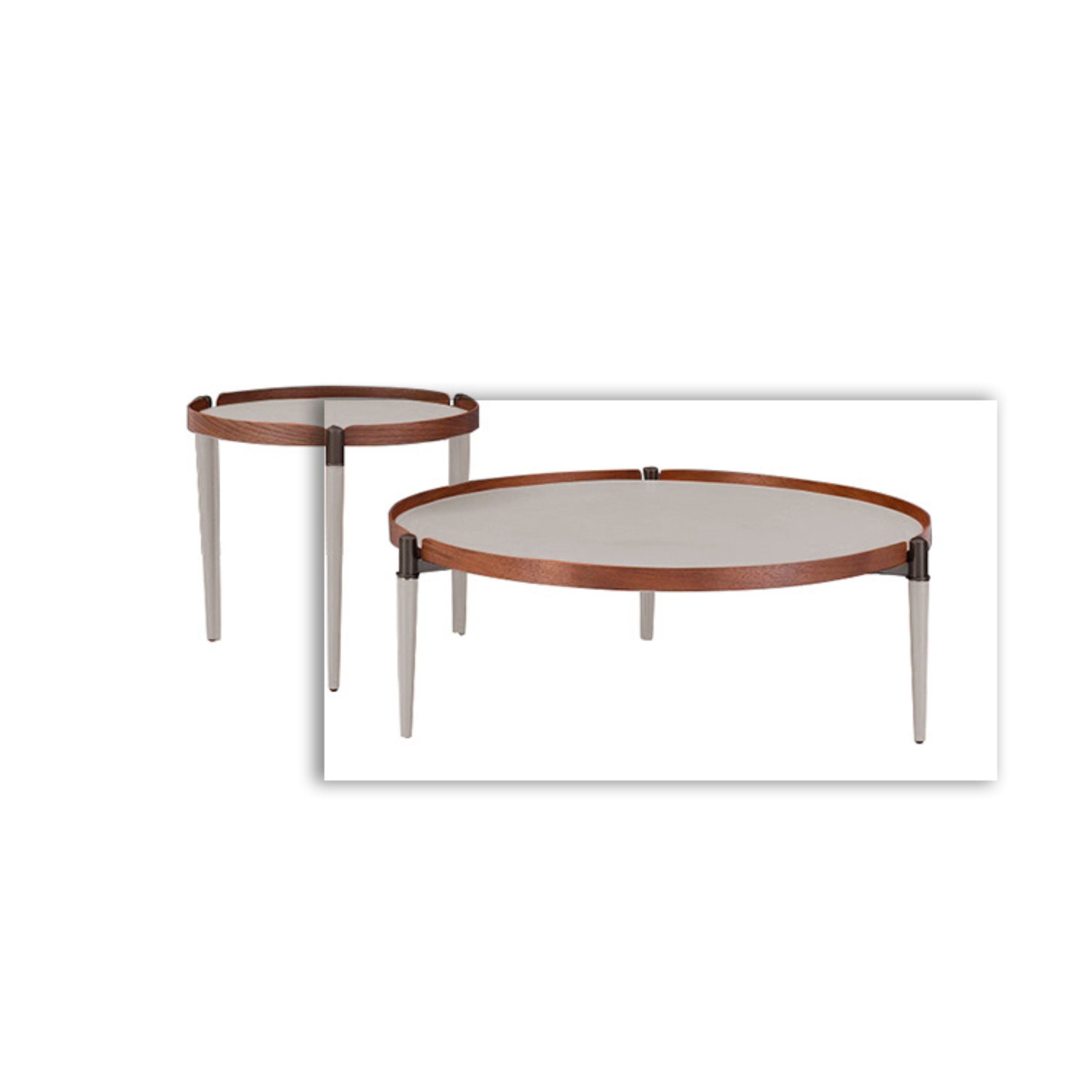 Saddle Leather Coffee Table  MLL-D17 -  Coffee tables - ebarza Furniture UAE | Shop Modern Furniture in Abu Dhabi & Dubai - مفروشات ايبازرا في الامارات | تسوق اثاث عصري وديكورات مميزة في دبي وابوظبي
