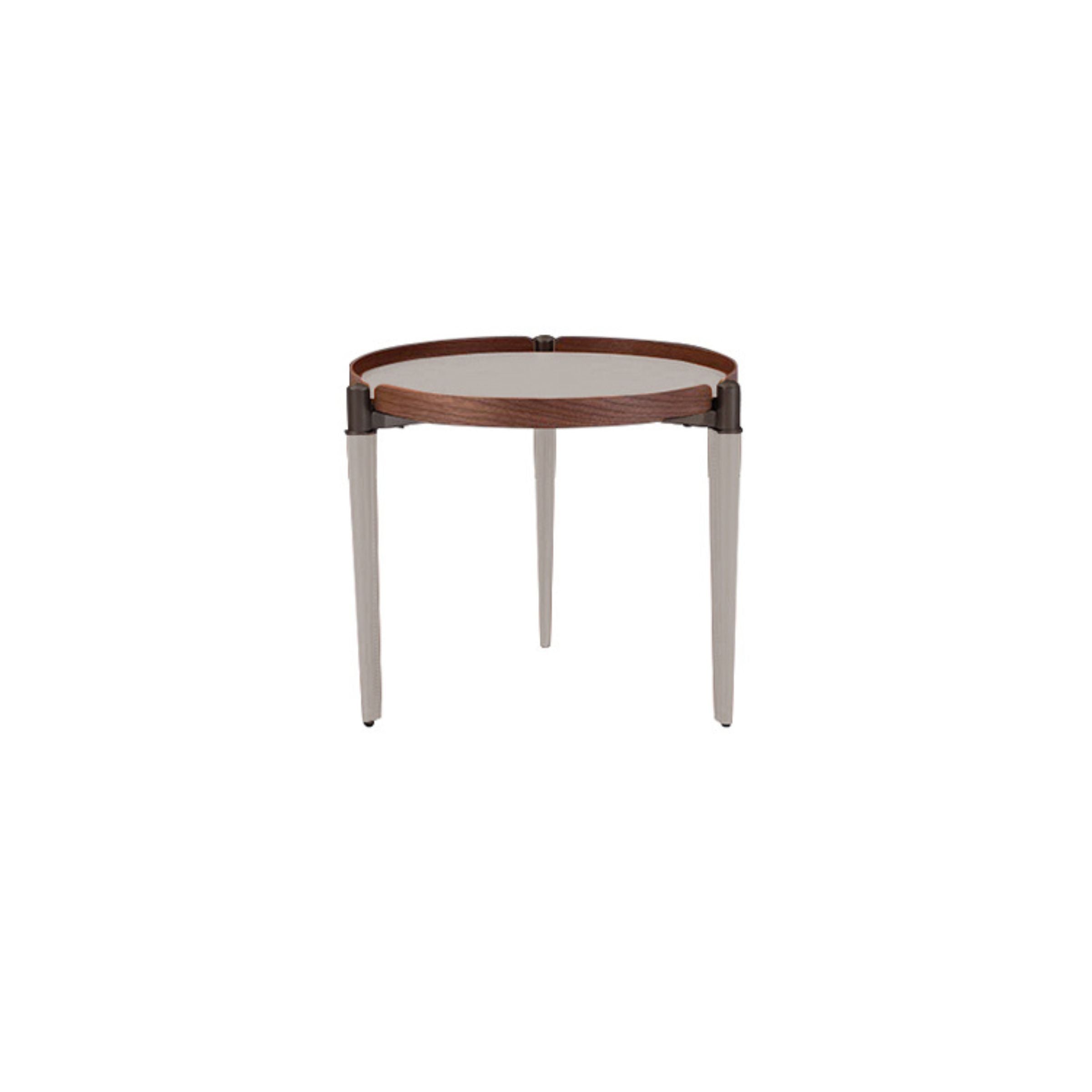 Saddle Leather Side Table MLL-D16 -  Side Tables - ebarza Furniture UAE | Shop Modern Furniture in Abu Dhabi & Dubai - مفروشات ايبازرا في الامارات | تسوق اثاث عصري وديكورات مميزة في دبي وابوظبي