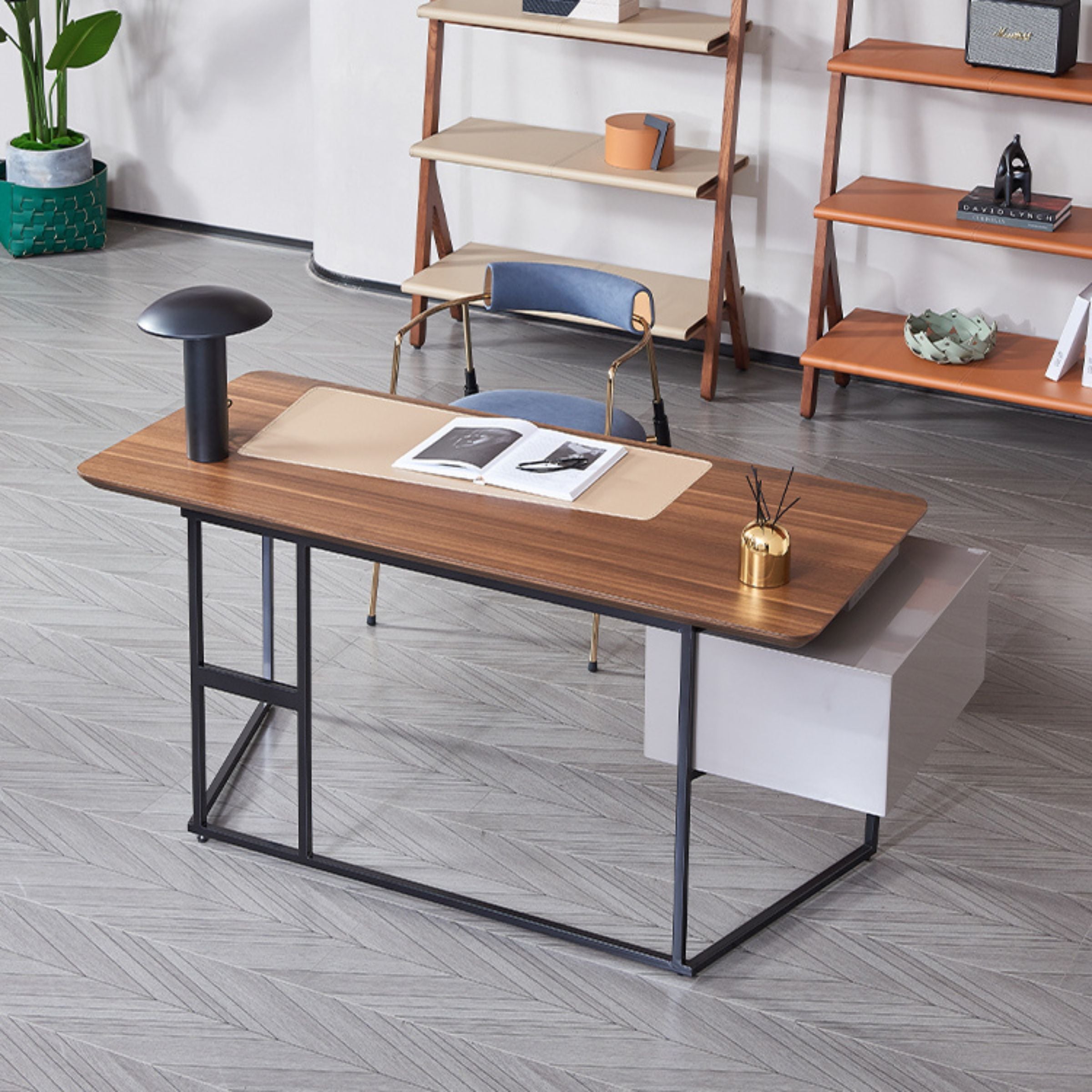 Eucalyptus Veneer Office/ Dresser MLL-J04 -  Office Desks - ebarza Furniture UAE | Shop Modern Furniture in Abu Dhabi & Dubai - مفروشات ايبازرا في الامارات | تسوق اثاث عصري وديكورات مميزة في دبي وابوظبي