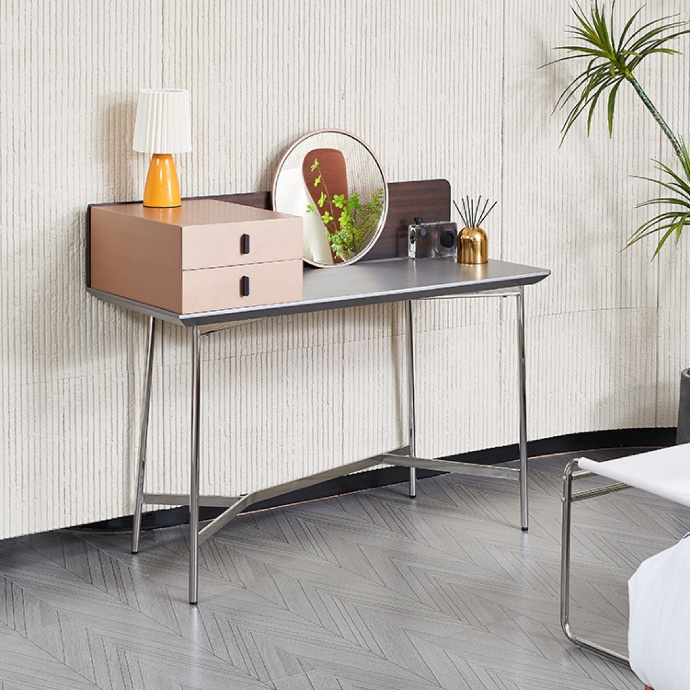 Gold Painting Dresser MLL-J05 -  Dressers - ebarza Furniture UAE | Shop Modern Furniture in Abu Dhabi & Dubai - مفروشات ايبازرا في الامارات | تسوق اثاث عصري وديكورات مميزة في دبي وابوظبي