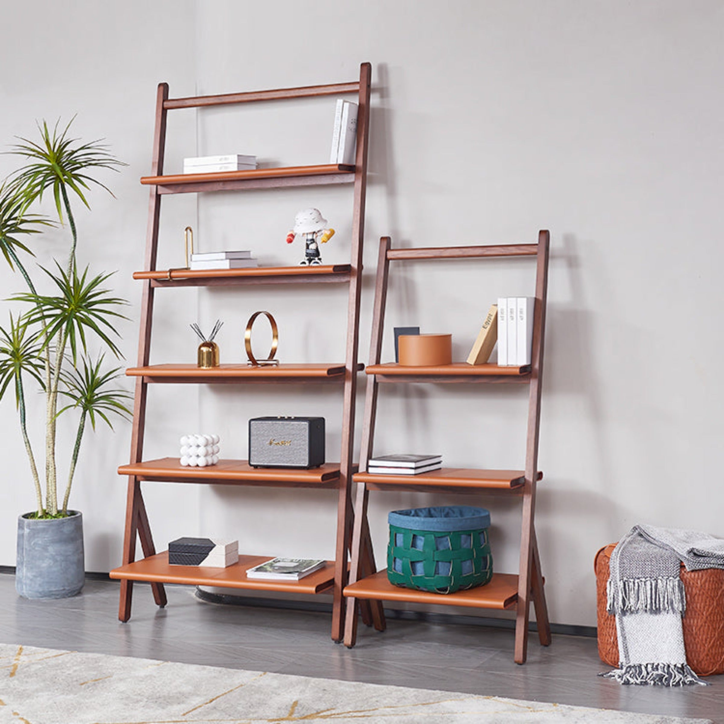 Mycroft caramel Shelf MLL-T39 -  Shelves - ebarza Furniture UAE | Shop Modern Furniture in Abu Dhabi & Dubai - مفروشات ايبازرا في الامارات | تسوق اثاث عصري وديكورات مميزة في دبي وابوظبي