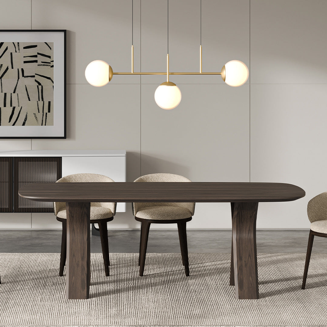 MONZA (GREY) Dining Table 208 cm YL-MONZA-TABLE -  Dining Tables - ebarza Furniture UAE | Shop Modern Furniture in Abu Dhabi & Dubai - مفروشات ايبازرا في الامارات | تسوق اثاث عصري وديكورات مميزة في دبي وابوظبي