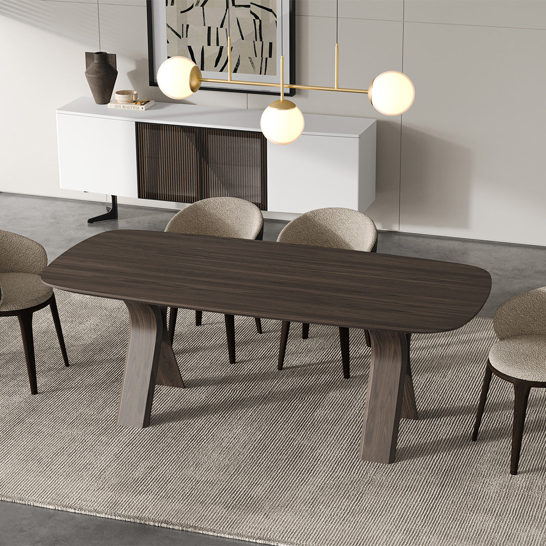 MONZA (GREY) Dining Table 208 cm YL-MONZA-TABLE -  Dining Tables - ebarza Furniture UAE | Shop Modern Furniture in Abu Dhabi & Dubai - مفروشات ايبازرا في الامارات | تسوق اثاث عصري وديكورات مميزة في دبي وابوظبي
