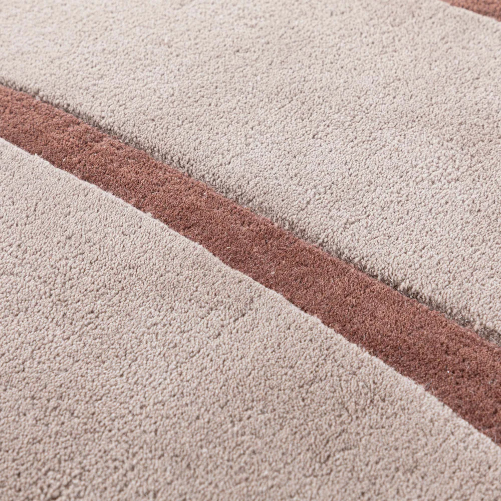 350X100 Cm Gravity Waves WOOL BEIGE AND DARK BEIGE Rug JH-22747 -  Rugs - ebarza Furniture UAE | Shop Modern Furniture in Abu Dhabi & Dubai - مفروشات ايبازرا في الامارات | تسوق اثاث عصري وديكورات مميزة في دبي وابوظبي