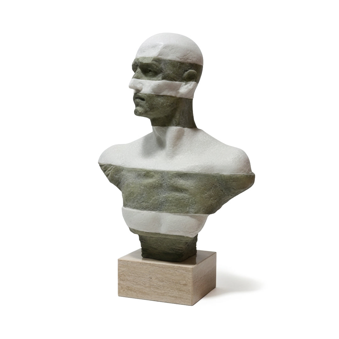 Male Bust Ornament TR-0217 -  Home Decor Figurines - ebarza Furniture UAE | Shop Modern Furniture in Abu Dhabi & Dubai - مفروشات ايبازرا في الامارات | تسوق اثاث عصري وديكورات مميزة في دبي وابوظبي