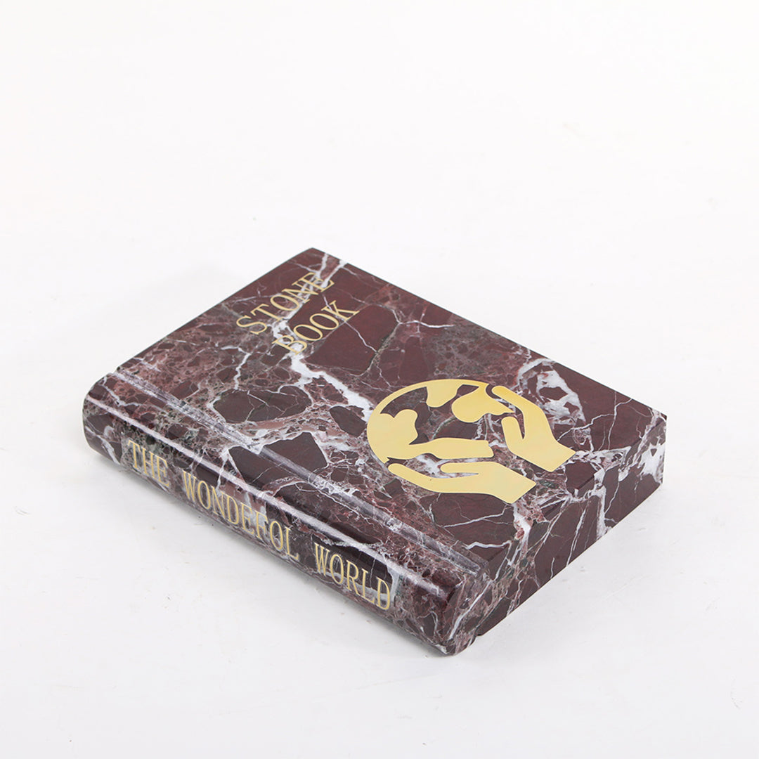 Marble Book Sculpture - KA4102C -  Home Decor Figurines - ebarza Furniture UAE | Shop Modern Furniture in Abu Dhabi & Dubai - مفروشات ايبازرا في الامارات | تسوق اثاث عصري وديكورات مميزة في دبي وابوظبي