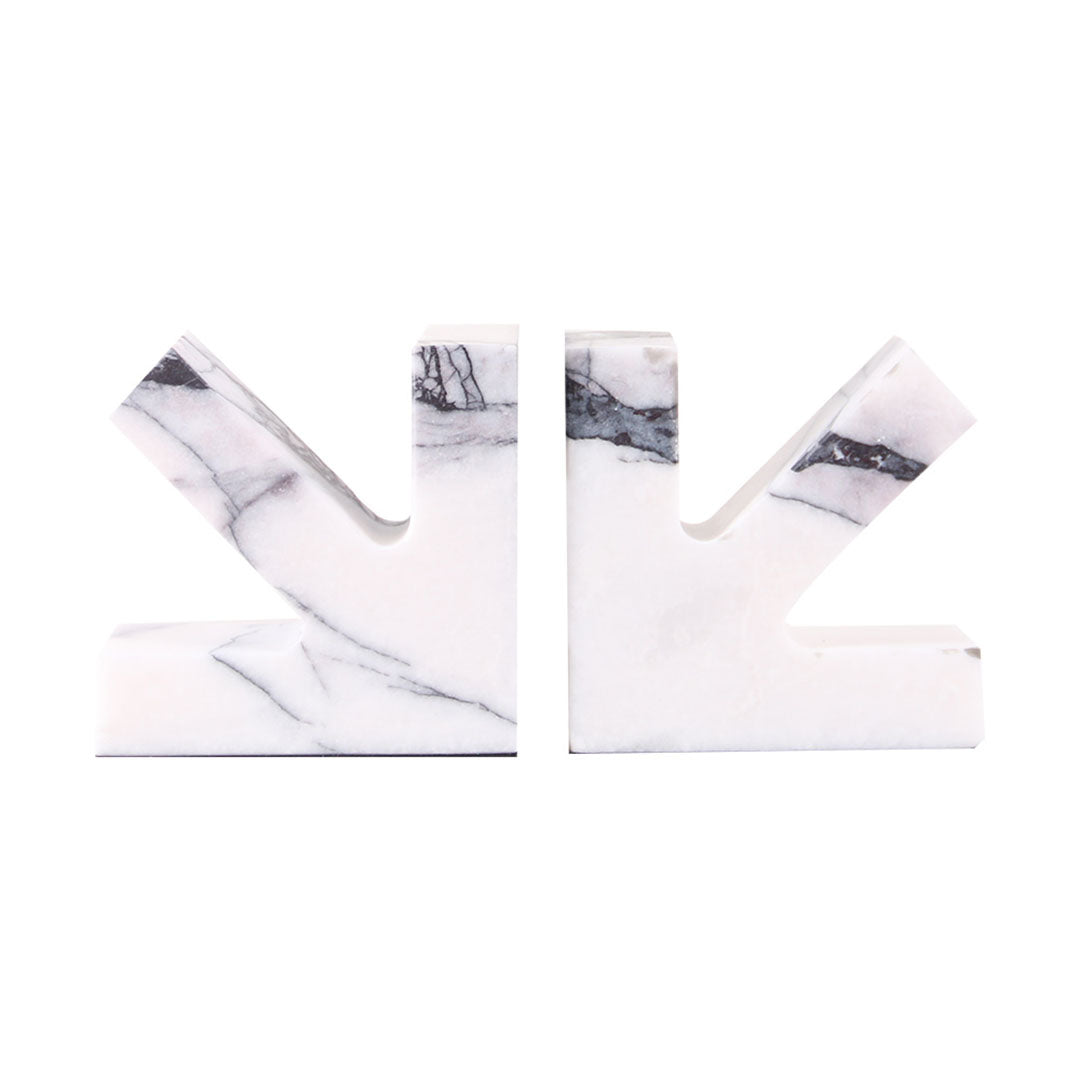 Marble Bookend - KH3333 -  Home Decor Figurines - ebarza Furniture UAE | Shop Modern Furniture in Abu Dhabi & Dubai - مفروشات ايبازرا في الامارات | تسوق اثاث عصري وديكورات مميزة في دبي وابوظبي