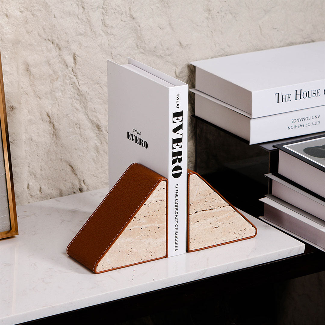 Marble Bookend - KH4008 -  Home Decor Figurines - ebarza Furniture UAE | Shop Modern Furniture in Abu Dhabi & Dubai - مفروشات ايبازرا في الامارات | تسوق اثاث عصري وديكورات مميزة في دبي وابوظبي